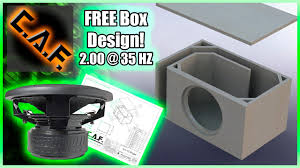 It is designed with a ported box in mind, and installing it on a sealed enclosure will be a quick and sure. Sundown Sa 12 Subwoofer Box Design Free Caraudiofabrication Youtube