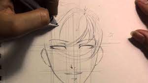 How To Draw A Basic Bishie (Manga Style) - Youtube