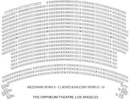 Orpheum Theatre Vancouver Seating Chart With Seat Numbers