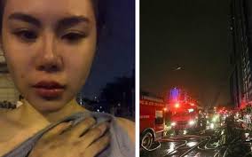 Rùng mình lời kể thoát thân của nữ DJ nổi tiếng Sài thành trong vụ cháy  chung cư Carina