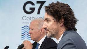 Father, husband, 23rd prime minister of canada. China Looms Large In G7 Talks Trudeau Biden Dialogue Cbc News