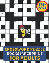 New daily puzzles each and every day! Amazon Com Crossword Puzzle Books Large Print For Adults 175 Large Print Crossword Puzzles For Adults Seniors 9798520651642 Diaz Mary Books