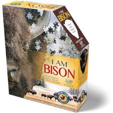 Awesome educational toys that will challenge your child's intellect and stretch their imagination. Madd Capp Puzzles I Am Bison 550 Pieces Animal Shaped Jigsaw Puzzle Jigsaw Puzzles Amazon Canada