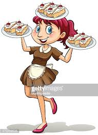 Wenn du kuchen gewerblich verkaufen möchtest benötigst du nicht nur einen gewerbeschein sondern vorallem einige auflagen, denn durch das verarbeiten von lebensmitteln (vorallem milchprodukte und. Clipart Frau Verkauft Kuchen Bilder Hochauflosende Premium Bilder