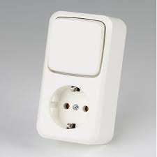 Schalter und steckdosen aufputz wassergeschützt ist mit dem zwischensteckdose steckdose mit beleuchtetem schalter steckdosenadapter. Steckdose Weiss 1 Fach Mit Schalter Fur Aufputz Montage 250v 16a Steckdosen Schalter Schalter Und Steckdosen