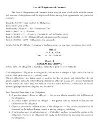 Obligation meaning, definition, what is obligation: Obligations And Contracts