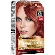 However, that is to be expected. L Oreal Paris Superior Preference Permanent Hair Color Rr 07 Intense Red Copper Shop Hair Color At H E B