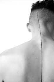 Pin By Oliver Rivero On The Body Is A Canvas Spine Tattoo For Men Straight Line Tattoo Elegant Tattoos