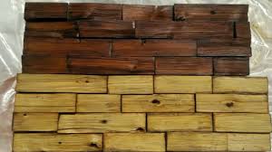 بلاط ديكور من الخشب أرخص وأجمل Stone Shaped Wood Youtube
