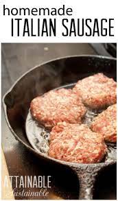 Making Your Own Italian Sausage Is Surprisingly Easy Start With Fresh Ground Por Homemade Italian Sausage Italian Sausage Recipes Spicy Italian Sausage Recipe