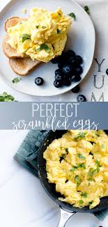 The Best Scrambled Eggs Recipe Side Dish Oh So Delicioso Recipe Best Scrambled Eggs Egg Recipes Homemade Breakfast Recipes