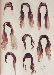 Hair Styles Liz Heather Hair Sketch How To Draw Hair Hair Designs