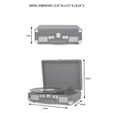 Crosley Cruiser Deluxe Portable Turntable Mint Cr8005D I Seamusician
