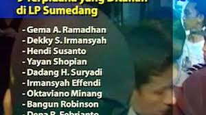 Sembilan Terpidana Menyerahkan Diri