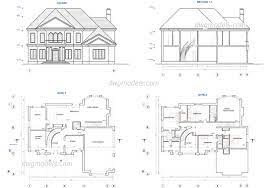 First floor accommodates blood bank, path labs, nicu, labour/delivery areas, chemotherapy, physiotherapy, dialysis, services etc. Two Story House Plans Dwg Free Cad Blocks Download