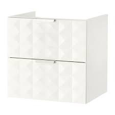 Godmorgon Kast Voor Wastafel Met 2 Lades Resjon Wit 80x47x58 Cm Ikea Ikea Godmorgon Sink Cabinet Wash Stand