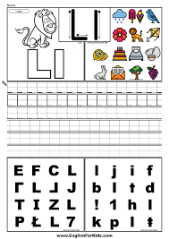 A fun way to learn the alphabet. Letter L Worksheets Flash Cards Coloring Pages