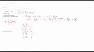 Ratio of standard deviation sd to mean calculation. How To Calculate Range And Standard Deviation By Hand Youtube