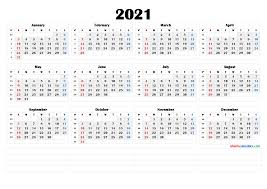 Please choose your choices to create a calendar. Free Printable 2021 Yearly Calendar With Week Numbers Premium Templates Free Printable 2021 Monthly Calendar With Holidays