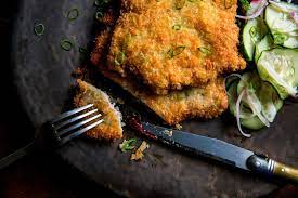 Pork Schnitzel With Quick Pickles Recipe Recipe Pork Schnitzel Nyt Cooking Recipes