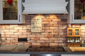 Backsteinriemchen Antik Classic Backstein Kuche Backstein Backsteinwand