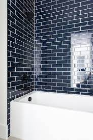 Navy Tile Trend Alert Trendy Bathroom Tiles Minimalist Bathroom Bathroom Interior