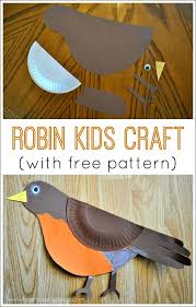 Robin Bird Craft Bird Crafts Preschool Bird Crafts Birds For Kids