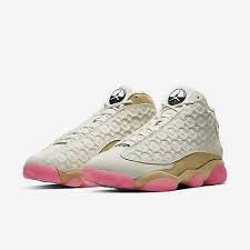 Pink Black And White Jordan 13s Nike Air Jordan 13 Retro Cny Chinese New Year Ivory Pink Gold Xiii Cw4409 100 Air Jordans Jordan 13 Jordans