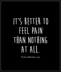 Let the pain be felt. Pain Demands To Be Felt Steemit