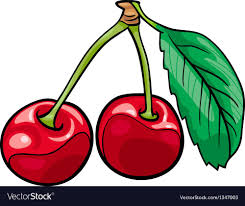 Cherry Fruits Cartoon Royalty Free Vector Image Fruit Cartoon Cherry Fruit Fruit