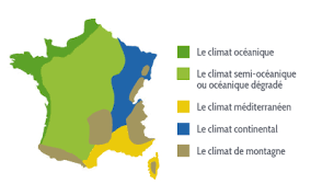 Les principaux types de climats en france. Calendrier Des Periodes De Semis Et De Recoltes En France