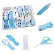 Baby Grooming Kit 10 Pcs In 2021 Baby Care Kit Baby Care Grooming Kit