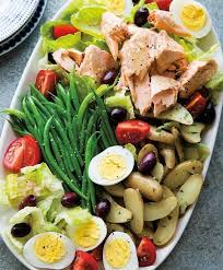 Poached Salmon Nicoise Salad Williams Sonoma Taste Salmon Nicoise Salad Recipe For Poached Salmon Nicoise Salad Recipe