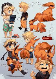 Naruto And Kurama Chibis Animasi Orang Animasi Gambar Menakjubkan