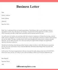 3 Free Example Of Business Letter Writing Template