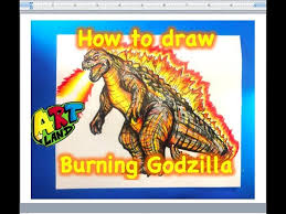 How To Draw Burning Godzilla Youtube Learn how to draw a simple version of godzilla! how to draw burning godzilla youtube