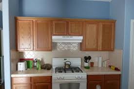 blue kitchen walls, kitchen cabinet