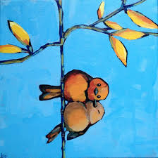 Easy Bird Paintings On Canvas At Long Last Love Bird Painting By Kto Art Kto Art Love Birds Painting Bird Paintings On Canvas Bird Painting Acrylic