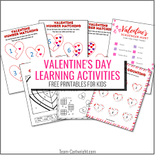 Valentine's day i can a printable activity book for early readers a short, printable activity book. Valentine S Day Free Printable Learning Activities Team Cartwright