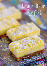 Lemon Drop Bars Mom On Timeout Lemon Bars Easy Lemon Zest Recipes Chocolate Chip Cake Recipe