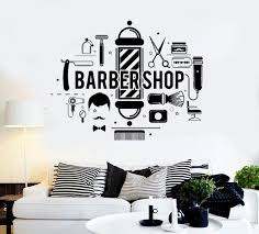 25 Lukisan Hitam Putih Keren Di Dinding Dekorasi Salon Dan Barbershop Menggunakan Mural Dan Stiker Di 2020 Salon Interior Design Tempat Pangkas Rambut Interior Salon
