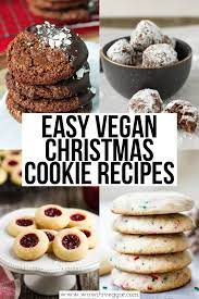 15 Festive Vegan Christmas Cookie Recipes Wow It S Veggie Vegan Christmas Cookies Recipes Cookies Recipes Christmas Vegan Christmas Cookies
