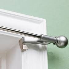 Decorative Tension Curtain Rod Curtain Decor Decorative Curtain Rods Curtain Rods