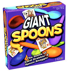 Gather a deck of cards and a bunch of spoons. Giant Spoons Game At Menards