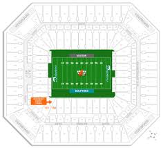 dolphins miami fl hard rock stadium seating chart