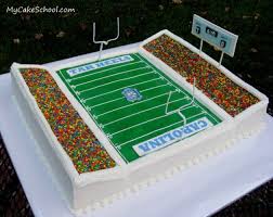 Cake decoration and design ideas. Football Stadium Cake Video Tutorial Football Birthday Cake Football Field Cake Football Party Cake