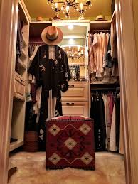 Vintage Small Walk In Closet Farmhouse Closet Los Angeles By Lisa Esposito Design