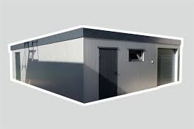Unsere bleche sind für allerlei kreative anwendungen geeignet: Fertiggarage Typ Iso Pur Garagenbox Com Gunstige Fertiggaragen