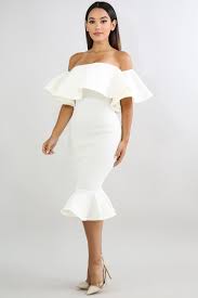 Solid Flare Mermaid Body Con Dress Short Mermaid Dress Elegant Dresses Classy Beauty Dress