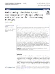 A client from malaysia is admitted to the health care facility with reports of cramping pain in the abdomen and. Pdf Understanding Cultural Diversity And Economic Prosperity In Europe A Literature Review And Proposal Of A Culture Economy Framework